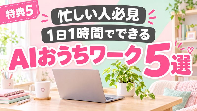 特典5 1日1時間でできるAIおうちワーク5選